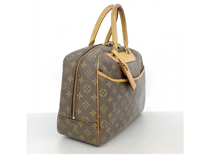 Borsa Louis Vuitton Monogram Deauville Marrone - vista 2