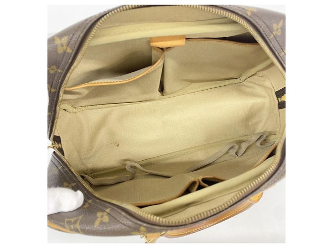 Borsa Louis Vuitton Monogram Deauville Marrone - vista 4