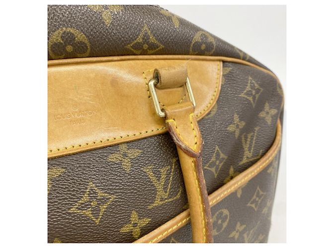 Borsa Louis Vuitton Monogram Deauville Marrone - vista 9
