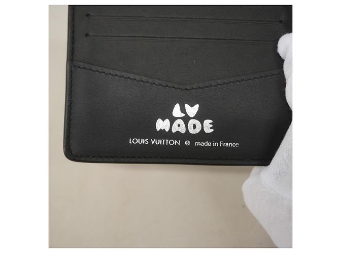 Portafoglio Slender Louis Vuitton Monogram Denim Nero - vista 4