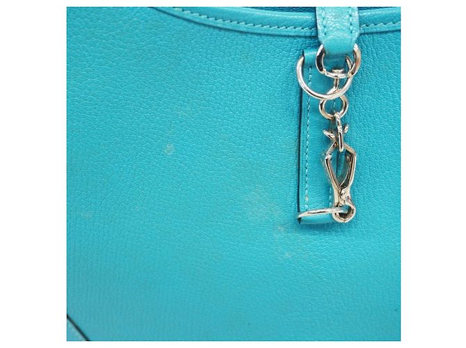 Hermès Borsa a tracolla Hermes Trim 31 in Turquoise Turchese - vista 10