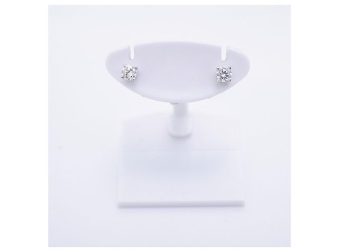 Orecchini a lobo Solitaire in diamante Tiffany & Co. - vista 2