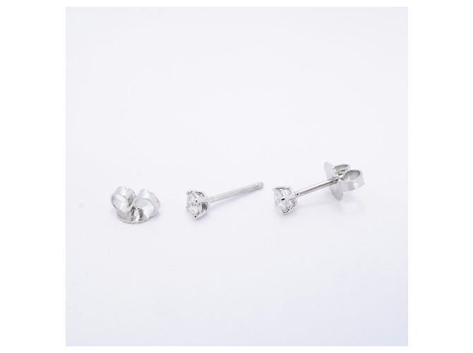 Orecchini a lobo Solitaire in diamante Tiffany & Co. - vista 3