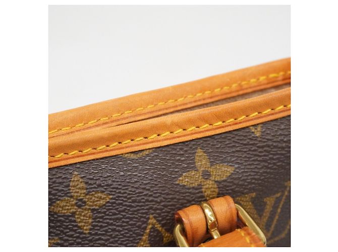 Borsa Tote Louis Vuitton Monogram Bucket PM Marrone - vista 7