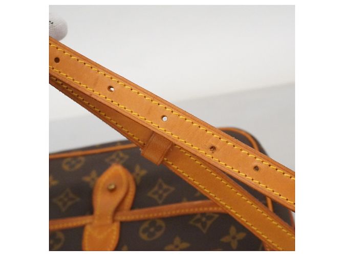Borsa a Spalla Louis Vuitton Monogram Gibeciere PM Marrone - vista 11