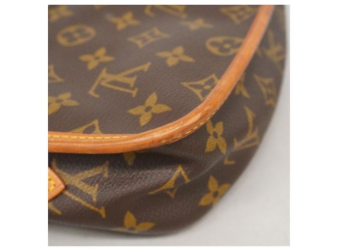 Borsa a Spalla Louis Vuitton Monogram Gibeciere PM Marrone - vista 6