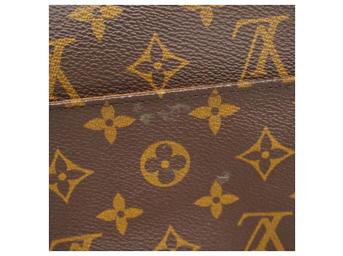 Borsa a Spalla Louis Vuitton Monogram Gibeciere PM Marrone - vista 9