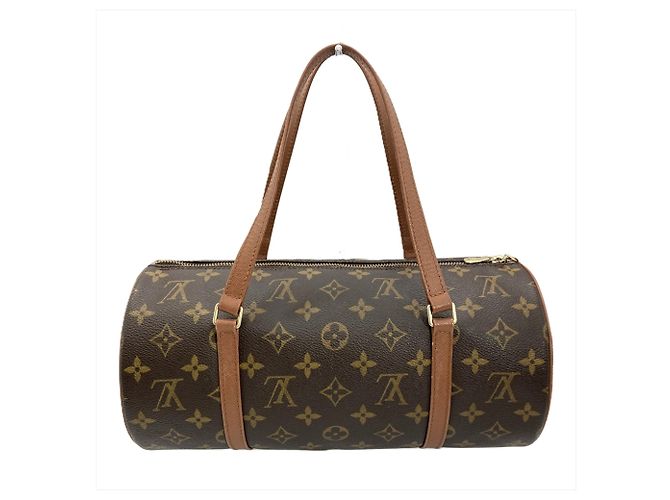 Borsa Louis Vuitton Papillon 30 Marrone - vista 2