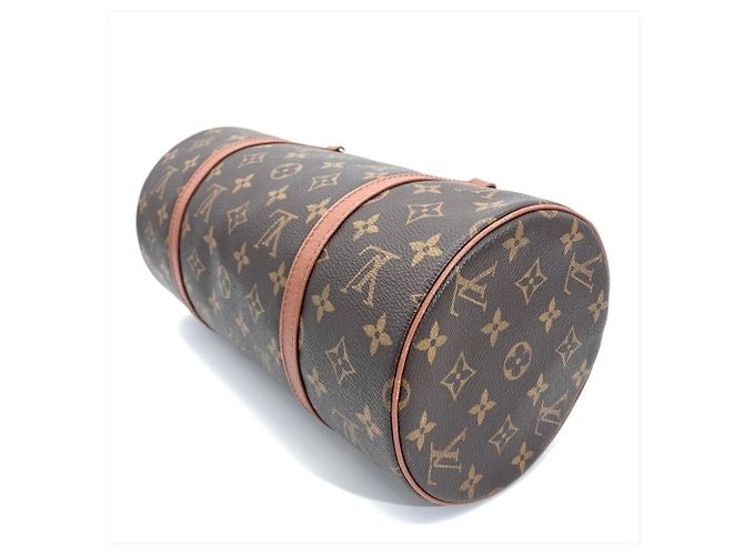 Borsa Louis Vuitton Papillon 30 Marrone - vista 4
