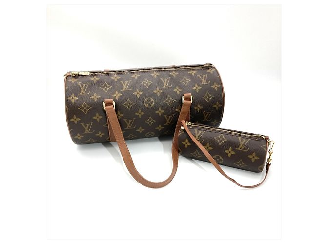 Borsa Louis Vuitton Papillon 30 Marrone - vista 9