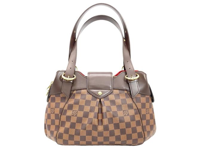 Borsa a Spalla Louis Vuitton Sistina PM Marrone - vista 2