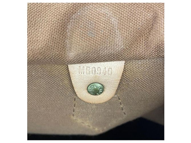 Borsa Louis Vuitton Speedy 35 Marrone - vista 9