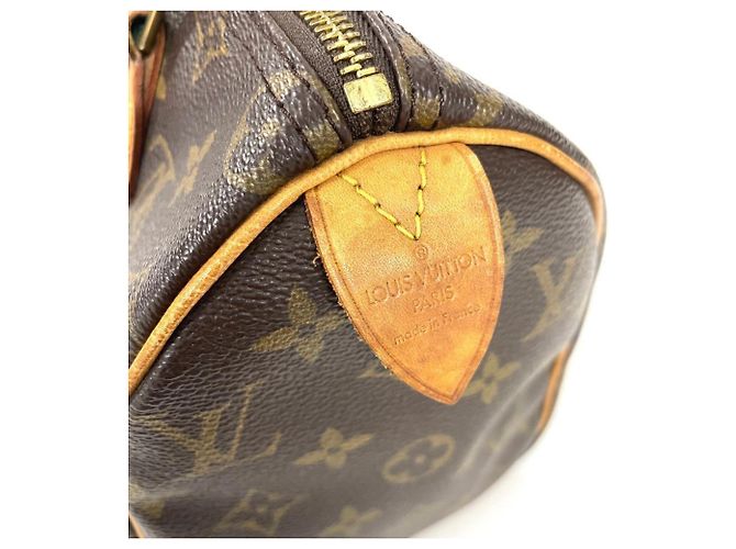 Borsa Louis Vuitton Speedy 25 Marrone - vista 4