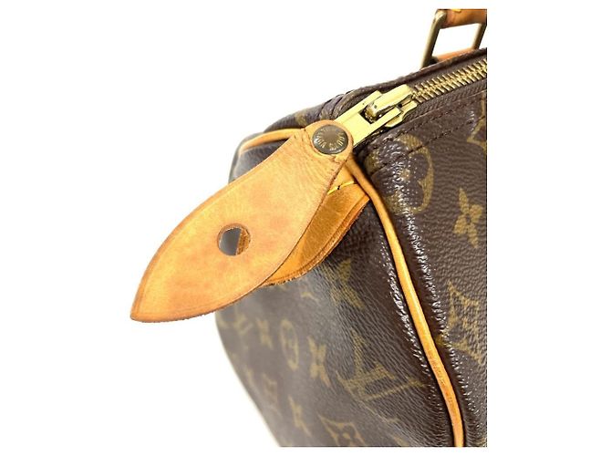 Borsa Louis Vuitton Speedy 25 Marrone - vista 5