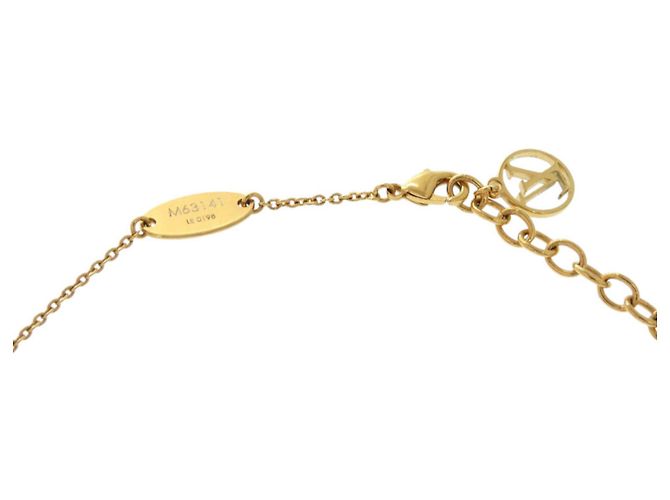 Collana Louis Vuitton Monogram Name Tag Motif Argento D'oro - vista 4