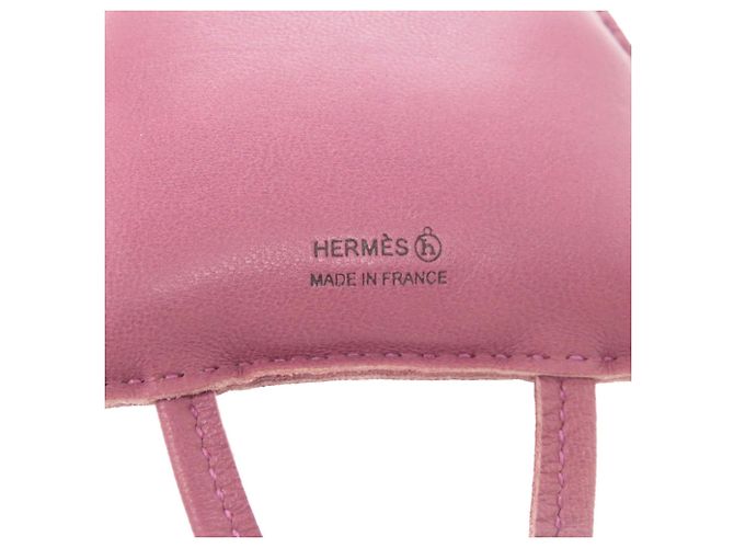 Hermès Hermes Owl Petit H Agneau Milo Purple Accessorio Charm per Borsa Porpora - vista 4