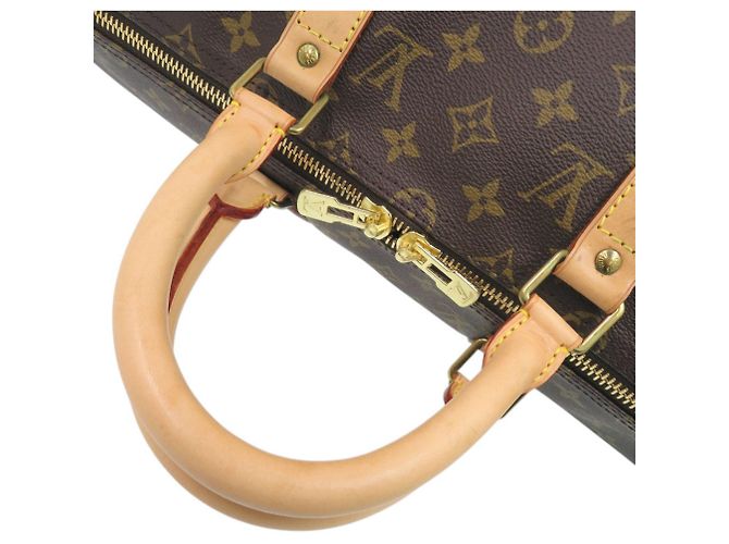 Louis Vuitton Keepall 50 Monogram Borsa Boston Marrone - vista 6
