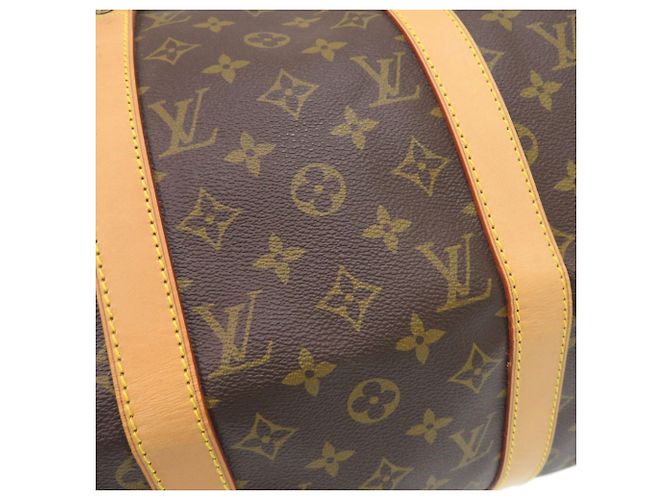 Louis Vuitton Keepall 50 Monogram Borsa Boston Marrone - vista 8