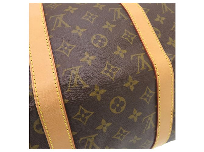 Louis Vuitton Keepall 50 Monogram Borsa Boston Marrone - vista 9