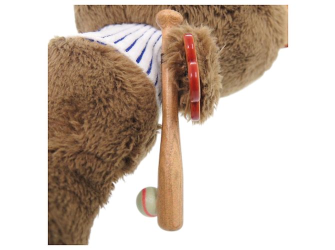 Chaveiro Urso de Pele Sintética Louis Vuitton Marrom - vista 5