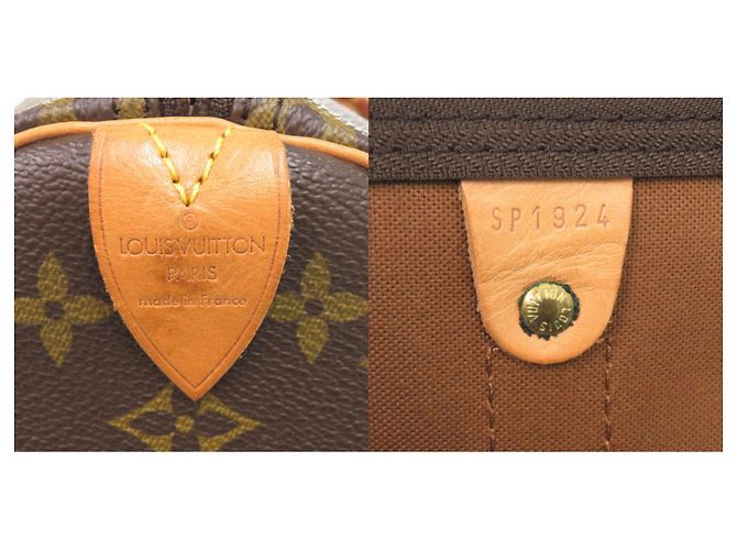 Borsa Boston Louis Vuitton Keepall 45 Monogram Marrone - vista 10