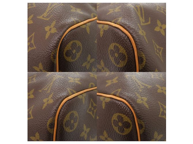 Borsa Boston Louis Vuitton Keepall 45 Monogram Marrone - vista 4