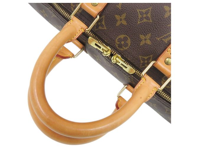 Borsa Boston Louis Vuitton Keepall 45 Monogram Marrone - vista 6