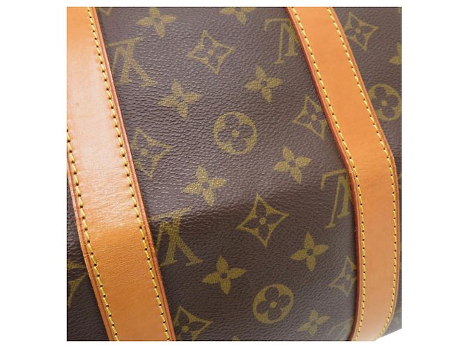 Borsa Boston Louis Vuitton Keepall 45 Monogram Marrone - vista 9