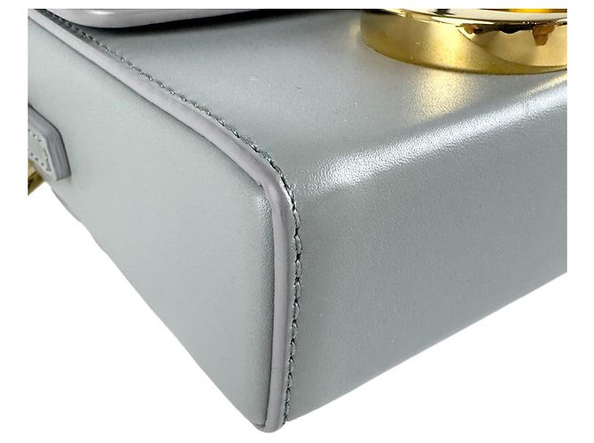 Borsa a tracolla in pelle Christian Dior 30 Montaigne Marrone - vista 8