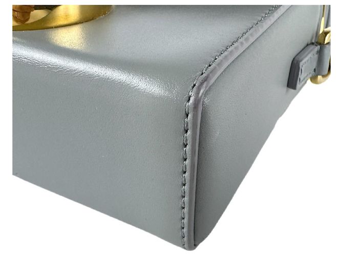 Borsa a tracolla in pelle Christian Dior 30 Montaigne Marrone - vista 9