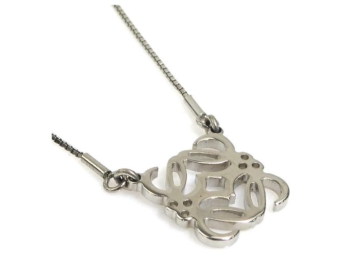 Collana Loewe Anagram Metal Silver da donna Argento - vista 2