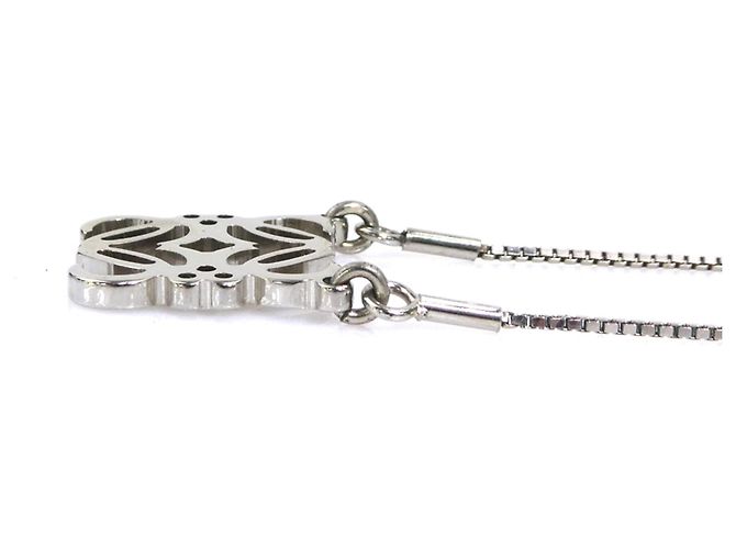 Collana Loewe Anagram Metal Silver da donna Argento - vista 3