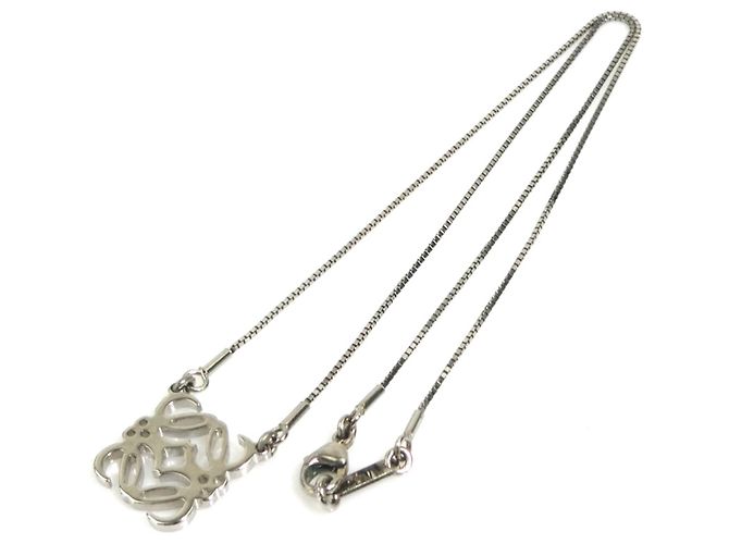 Collana Loewe Anagram Metal Silver da donna Argento - vista 7
