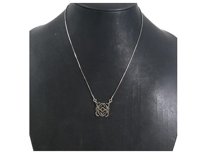 Collana Loewe Anagram Metal Silver da donna Argento - vista 8