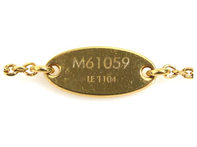 Collana in metallo dorato Louis Vuitton D'oro - vista 8