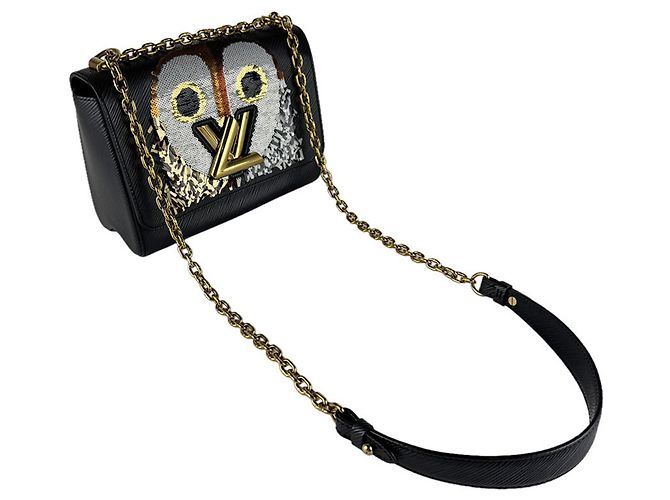 Borsa a tracolla in pelle Epi Louis Vuitton Nero - vista 10