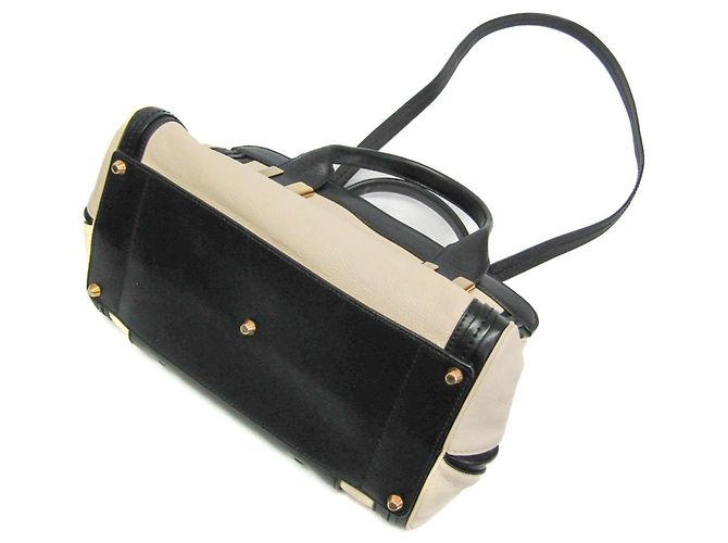 Borsa a mano e borsa a tracolla in pelle da donna Chloé Alice Nero Crudo - vista 2