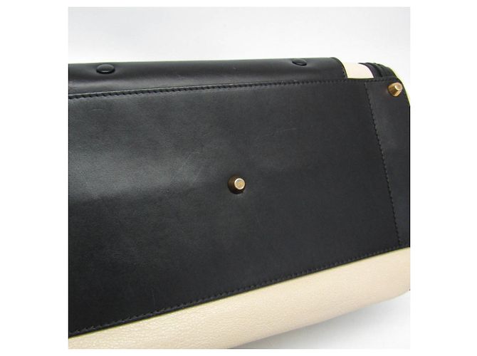 Borsa a mano e borsa a tracolla in pelle da donna Chloé Alice Nero Crudo - vista 4