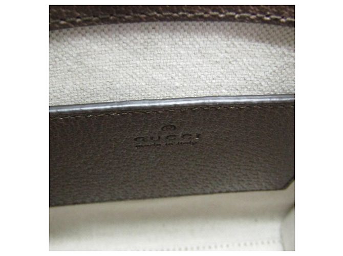 Borsa Gucci Jumbo GG Mini Beige Marrone scuro - vista 11