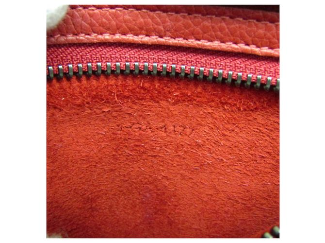 Céline Bolsa Celine Luggage Micro Shopper em vermelho - vista 13