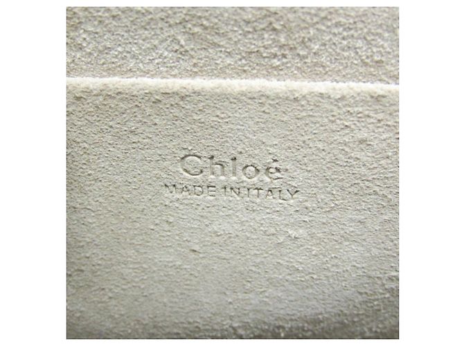 Borsa a mano/Borsa a tracolla in pelle off-white Chloé Nile Bianco sporco - vista 9
