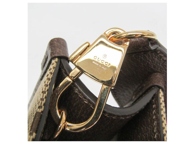 Borsa Gucci Jumbo GG Mini Beige Marrone scuro - vista 10