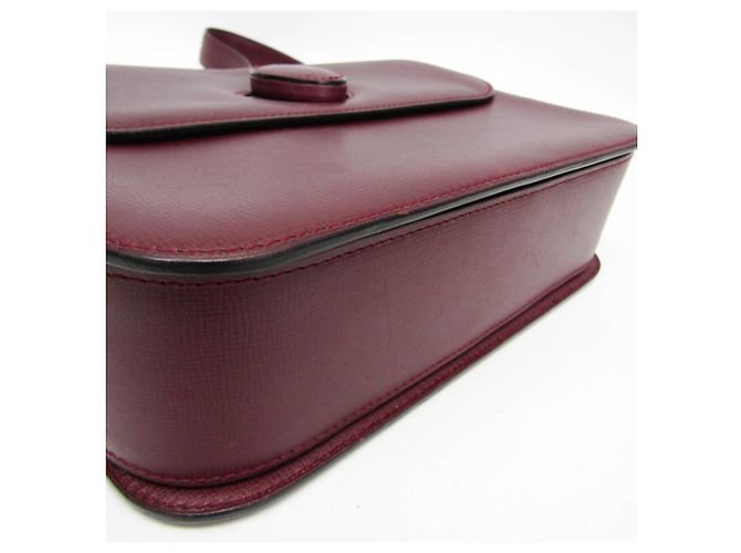 Borsa a tracolla in pelle da donna Cartier Must Turnlock Bordò - vista 5