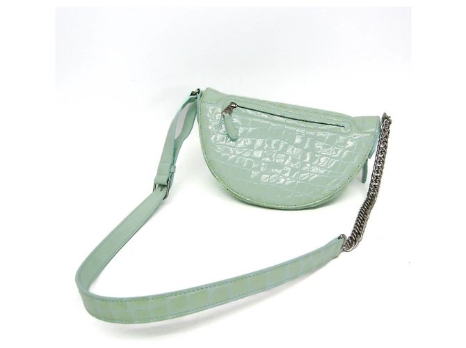Borsa a tracolla/Sling in pelle Balenciaga Verde chiaro - vista 2