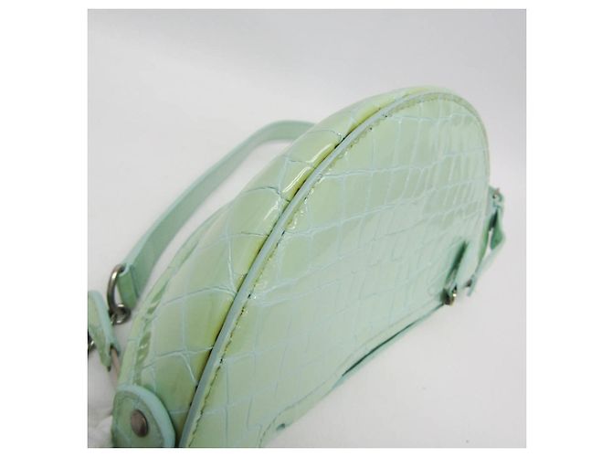 Borsa a tracolla/Sling in pelle Balenciaga Verde chiaro - vista 6