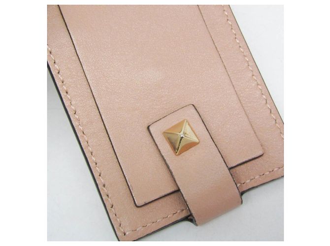 Borsa a Spalla con Catena Valentino Garavani Rockstud Beige - vista 13