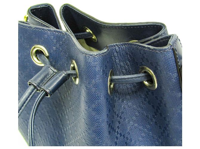 Borsa in pelle Bright Diamante da donna Gucci Blu navy - vista 15