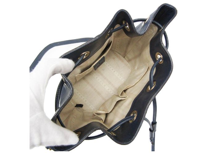Borsa in pelle Bright Diamante da donna Gucci Blu navy - vista 3