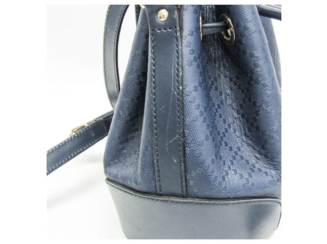 Borsa in pelle Bright Diamante da donna Gucci Blu navy - vista 6