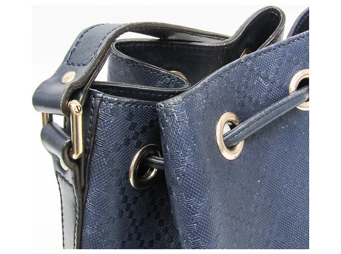 Borsa in pelle Bright Diamante da donna Gucci Blu navy - vista 7